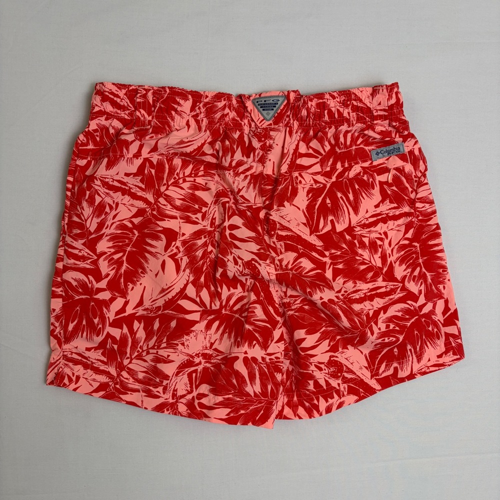Columbia PFG Sandy River Shorts Bundle 2 Womens Small Tropical Leaf Fishing Gorp - Picture 9 of 16